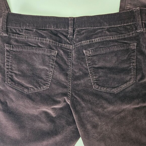 Isabel Maternity Burgundy Skinny Corduroy Pants - Picture 5 of 9